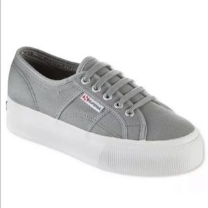 Superga 2790 -mGray Platform Sneaker W Sz 9